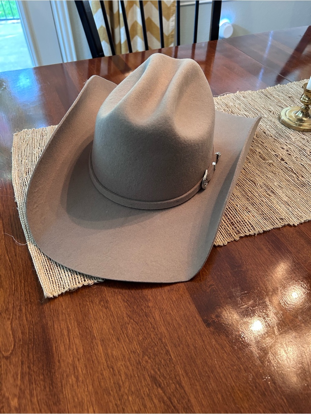 Classic Women's Felt Cowboy Hat - Taupe - American Hat Makers